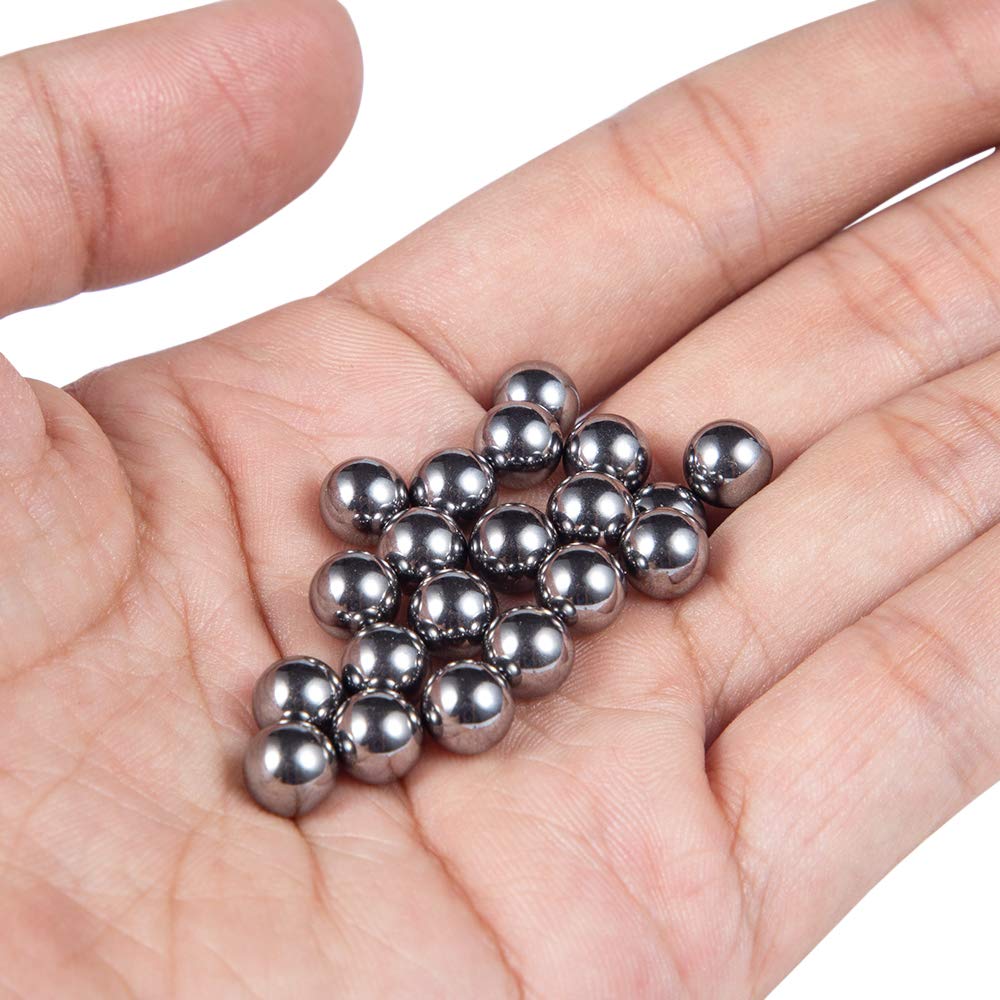 600 Piece 6 Sizes Assorted Loose Bicycle Bearing Balls 1/4" 7/32" 3/16" 5/32" 1/8" and 3/32"
