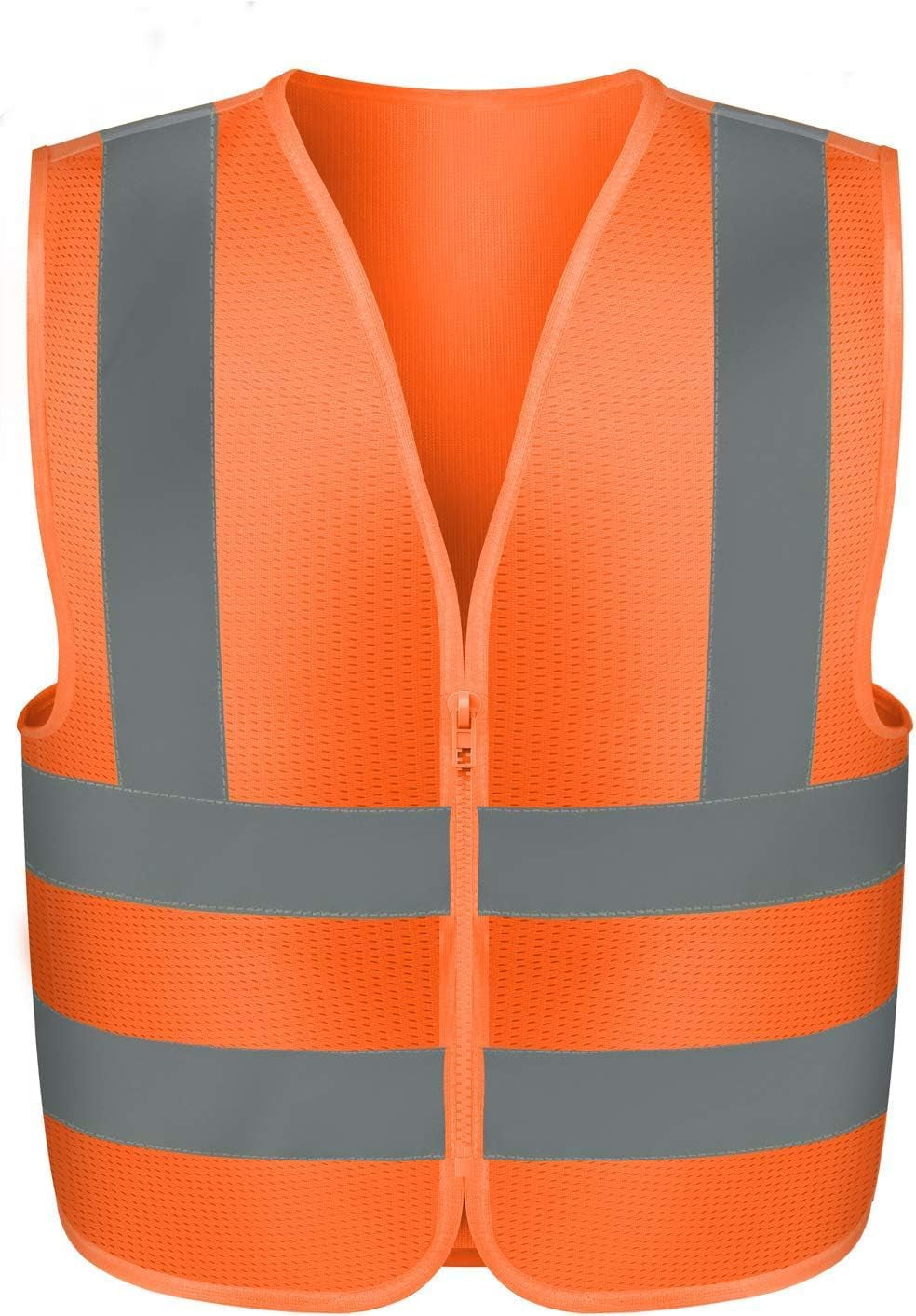 High Visibility Safety Vest ANSI Class 2, No Pocket