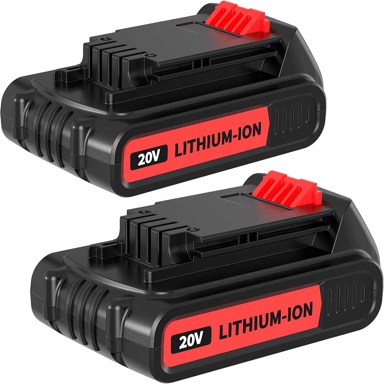 2Pack 20 Volt 3500Ah Replacement for Black and Decker 20V Battery Lithium MAX LBXR20 LB20 LBX20