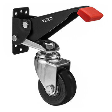 VEIKO 4PCS Quick Change Workbench Casters Kit Heavy Duty Retractable Workbench Casters Wheels 660Lbs Weight Capacity
