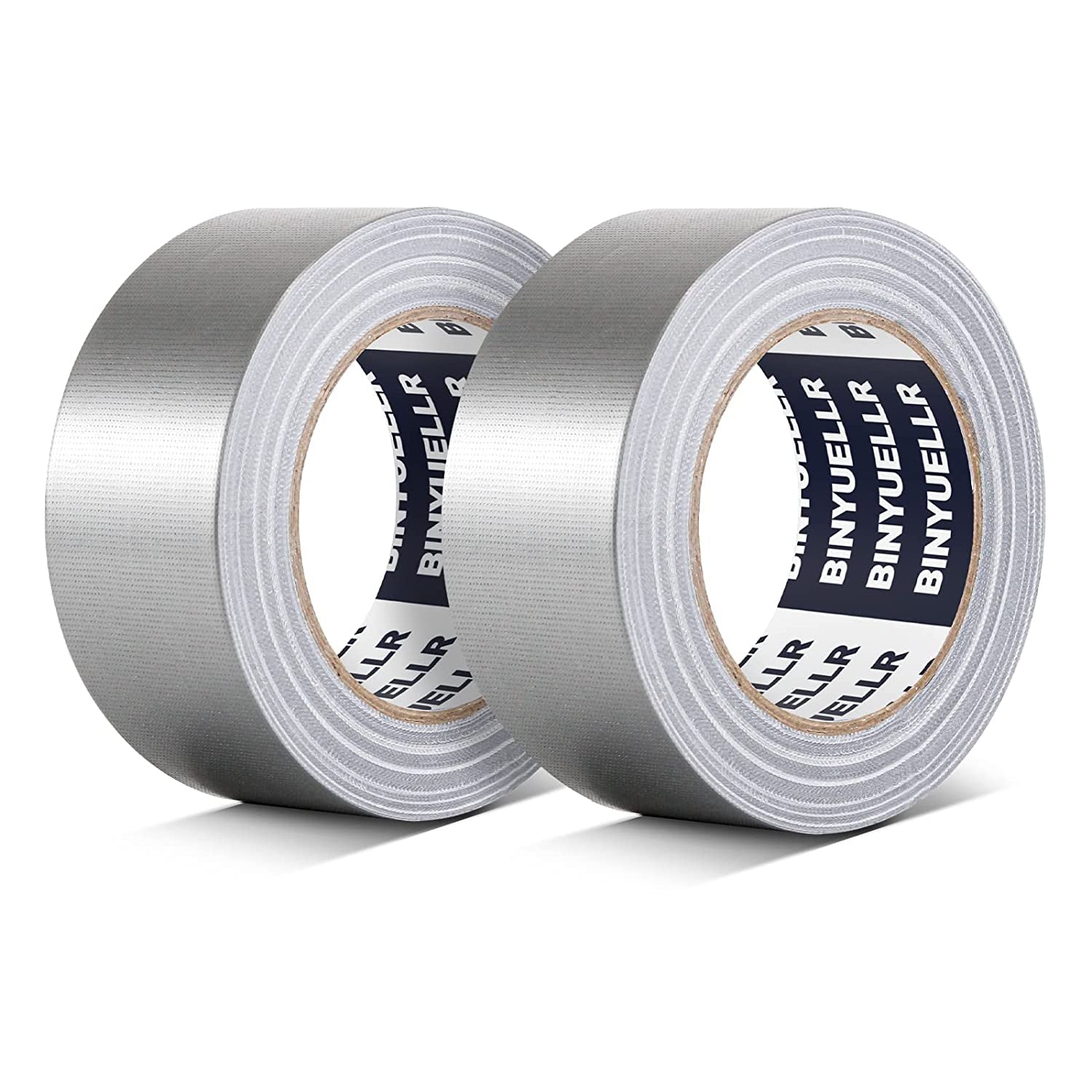 2 Pack White Duct Tape Heavy Duty - 1.88 in X 35 Yard，Waterproof，Strong，Flexible，No Residue and Tear by Hand - Use for Indoor & Outdoor,Repairs,Industrial,Professional Use