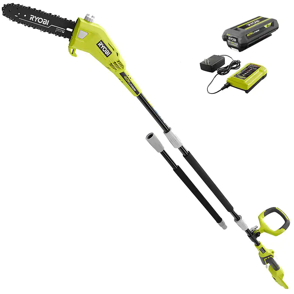 40V 10 In. Cordless Battery Pole Saw with 2.0 Ah Battery and Charger