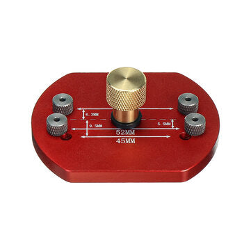 VEIKO Aluminum Alloy 35MM Hinge Boring Hole Drill Guide Hinge Jig with Clamp For Woodworking Cabinet Door Installation