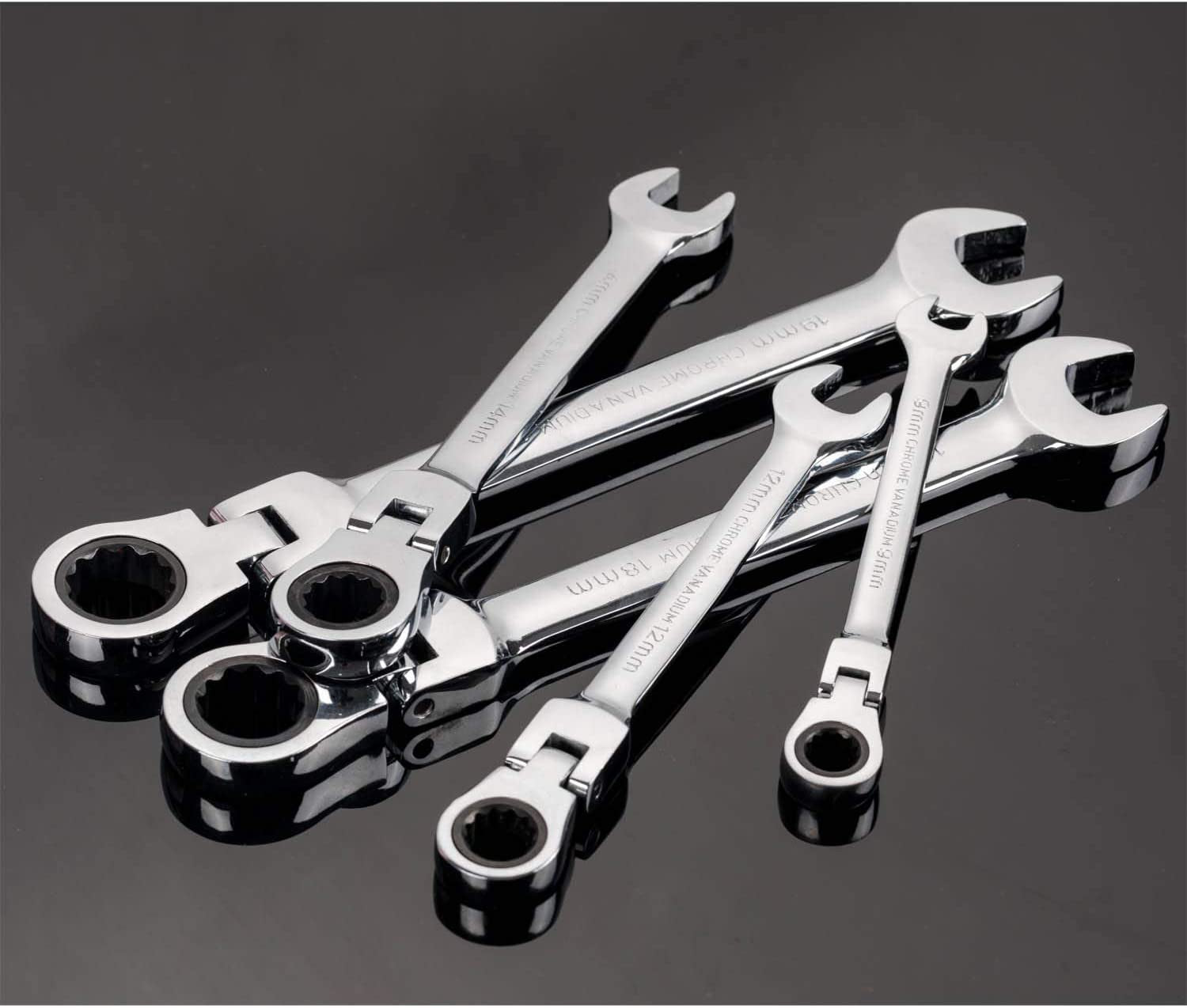 Flexible Ratc het Wrench Set