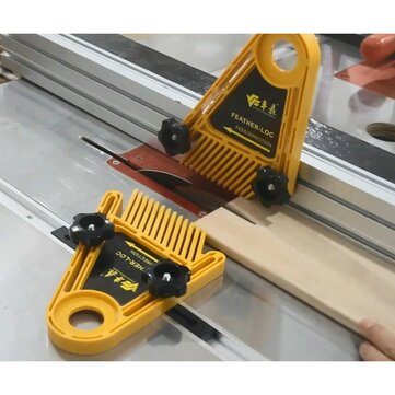 Drillpro Upgraded Multi-purpose Double Feather Board for Router Table Saws Miter Gauge Slot